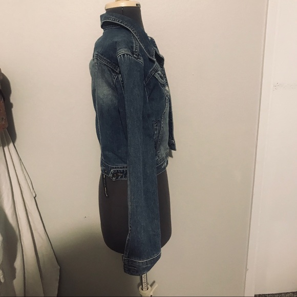 High waisted jeans jacket size S - Picture 3 of 5